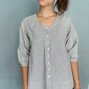 Pinstripe Blouse